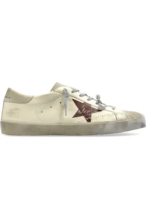 Golden Goose Tenis Super-Star With List Printed Star Embroi