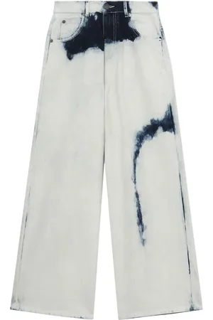 Charles Jeffrey Loverboy Jeans anchos con efecto lavado