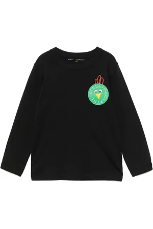 Stella McCartney Playera con parche del logo