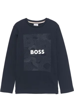 HUGO BOSS Playera con logo en relieve