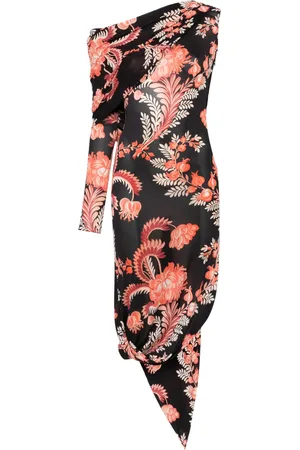 Etro Vestido midi con estampado floral