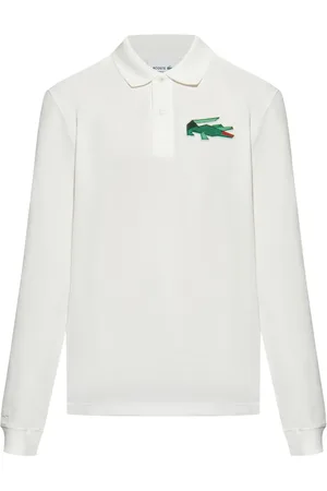 Lacoste Playera tipo polo manga larga