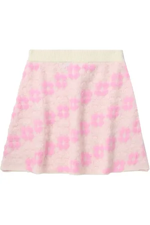 SUSAN FANG Falda corta con motivo floral en jacquard