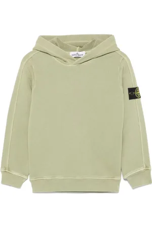 Stone Island Hoodie con distintivo Compass