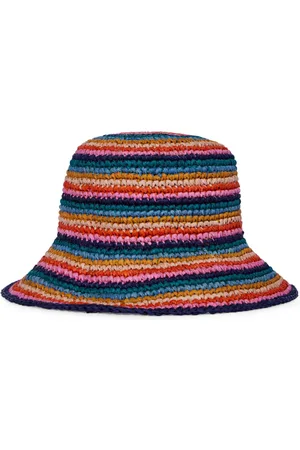 Paul Smith Gorro de pescador a rayas de crochet