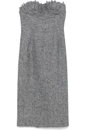 ERMANNO SCERVINO Vestido midi con ballenas