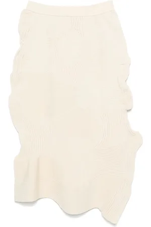 Issey Miyake Falda midi Kone Kone