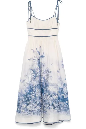 ZIMMERMANN Vestido midi Wylie Picnic