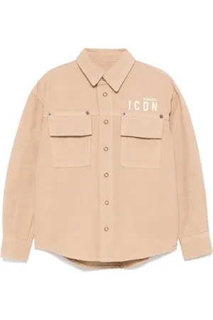 Dsquared2 Camisa con logo estampado