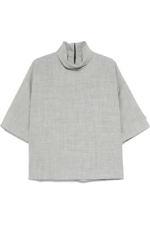 FEAR OF GOD Camisa manga corta con cuello de tortuga