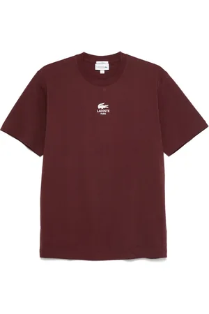 Lacoste Playera con logo estampado
