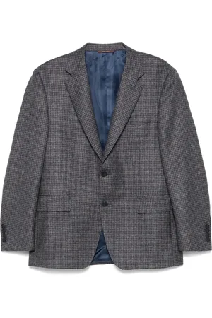 CANALI Blazer con estampado pied de poule