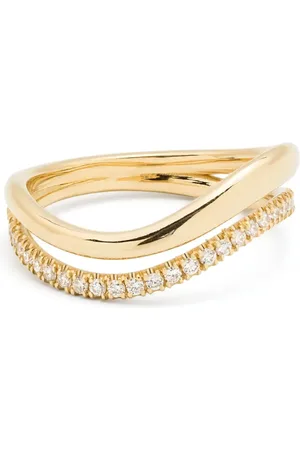 KIMAI Anillo Bay en oro amarillo de 18kt con diamante