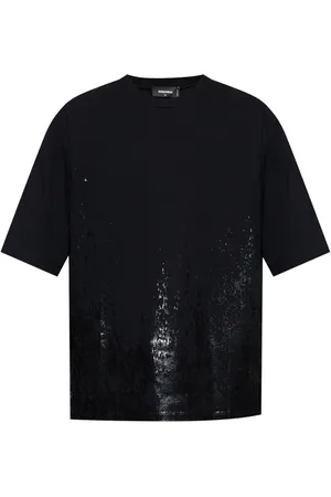 Dsquared2 Playera con estampado metalizado