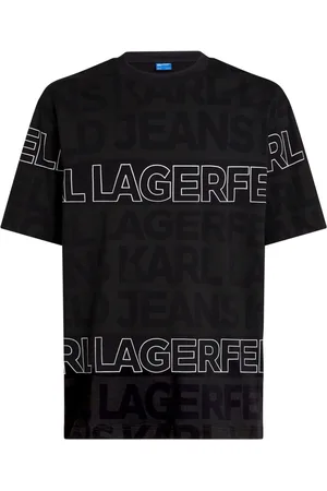 Karl Lagerfeld Playera con logo estampado