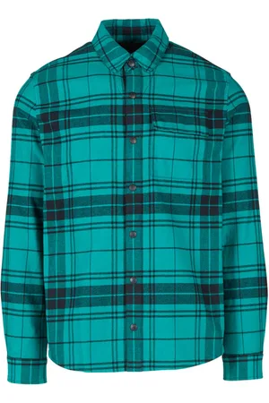 Aztech Camisa con cuadros estampados
