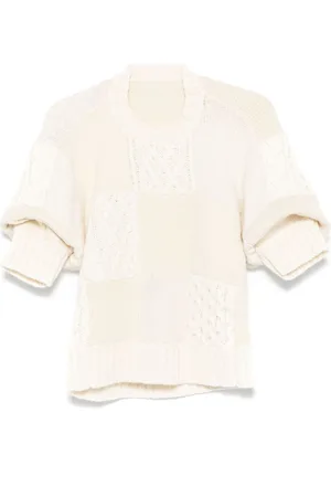 SACAI Suéter con mangas farol
