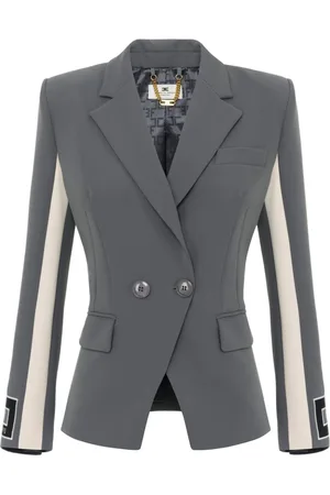 Elisabetta Franchi Blazer con mangas en contraste