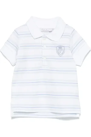 PATACHOU Playera tipo polo con rayas estampadas