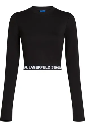 Karl Lagerfeld Playera manga larga