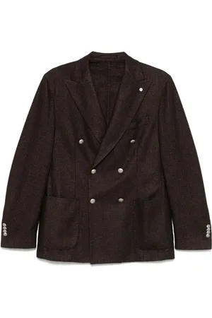 LUIGI BIANCHI MANTOVA Blazer con detalle de broche