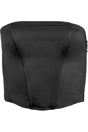 FLEUR DU MAL Top de seda estilo corset