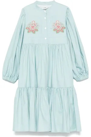 Etro Vestido con bordado floral