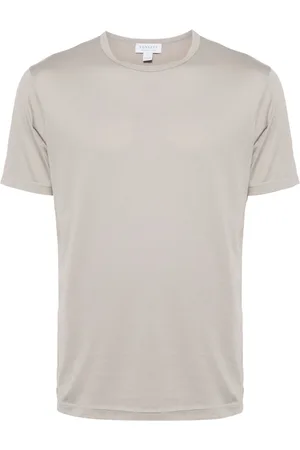 Sunspel Playera con cuello redondo