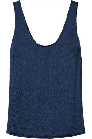 Twin-Set Camiseta de tejido seersucker