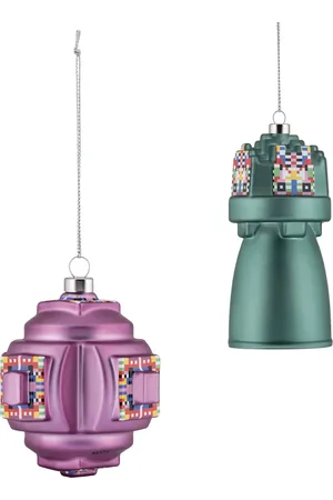 Alessi Set de dos adornos Bel e Fractal