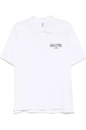 Moschino Playera tipo polo con logo estampado