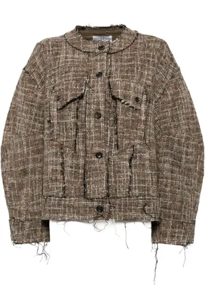 JNBY Chamarra de tweed oversize