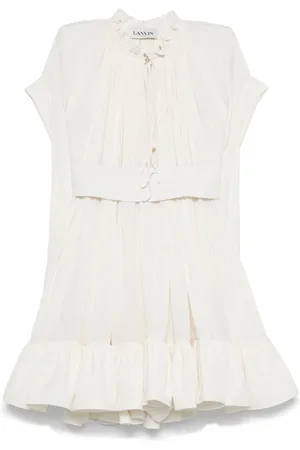 Lanvin Vestido corto con cinturón
