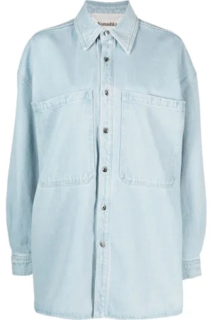 Nanushka Camisa de mezclilla Beaux