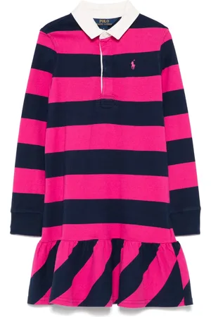 Ralph Lauren Vestido tipo polo a rayas