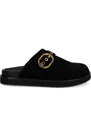 Kurt Geiger Mules slip-on de gemuza con hebilla