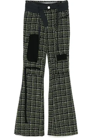 OTTOLINGER Pantalones de tweed deconstruidos
