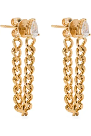 Anita 18KT yellow gold diamond earrings