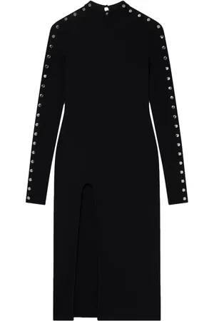 Stella McCartney Vestido manga larga con abertura