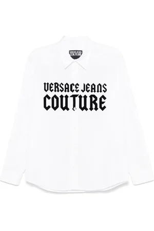 VERSACE Camisa con logo gótico