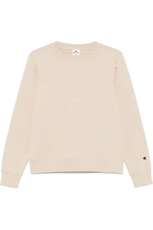 Champion Sudadera con cuello redondo y logo bordado