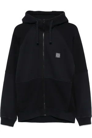 Stone Island Hoodie con parche del logo