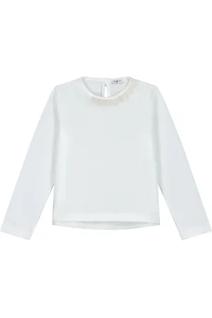 Il gufo Playera con detalle de volantes