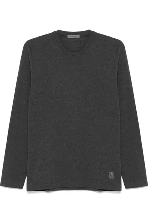 corneliani Playera con parche del logo