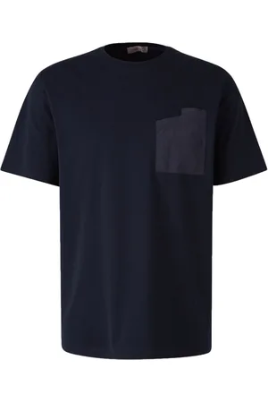 HERNO Playera con bolsillo de parche