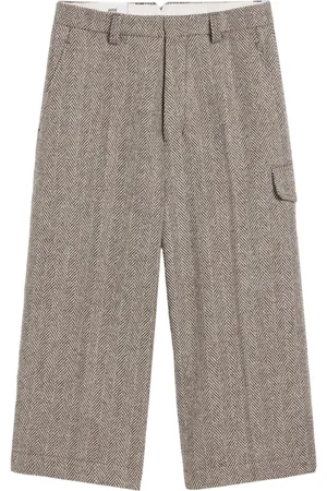 Ami Pantalones capri con motivo de espiga
