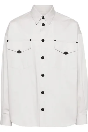 VERSACE Camisa con botones de presión