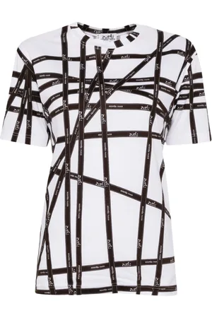 Hermès Playera manga corta con estampado gráfico 1990-2000