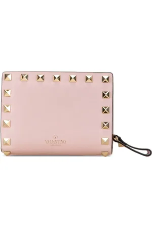 VALENTINO GARAVANI Cartera 21th Century Rockstud Calfskin Wallet