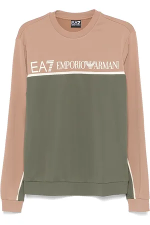 EA7 Sudadera con logo estampado